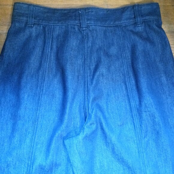 COS high rise wide leg trouser in indigo blue (sz10) - Picture 7 of 15